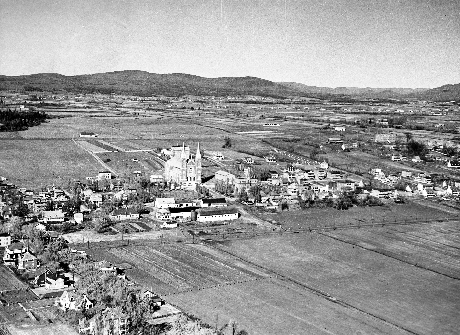 Shared Memories Aerial View Of The Town Of Giffard